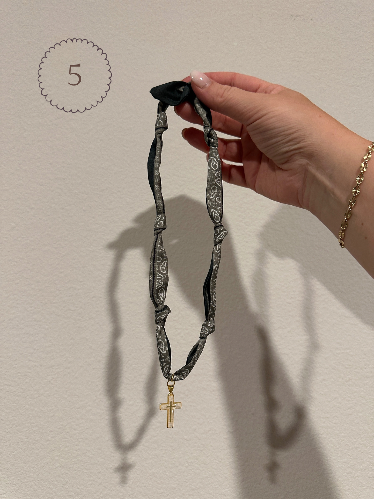 Knotty Fabric Necklace