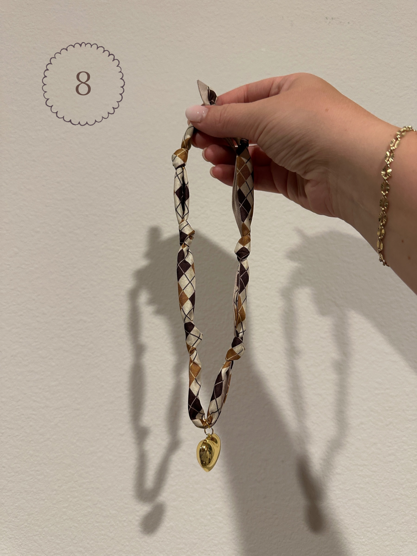 Knotty Fabric Necklace