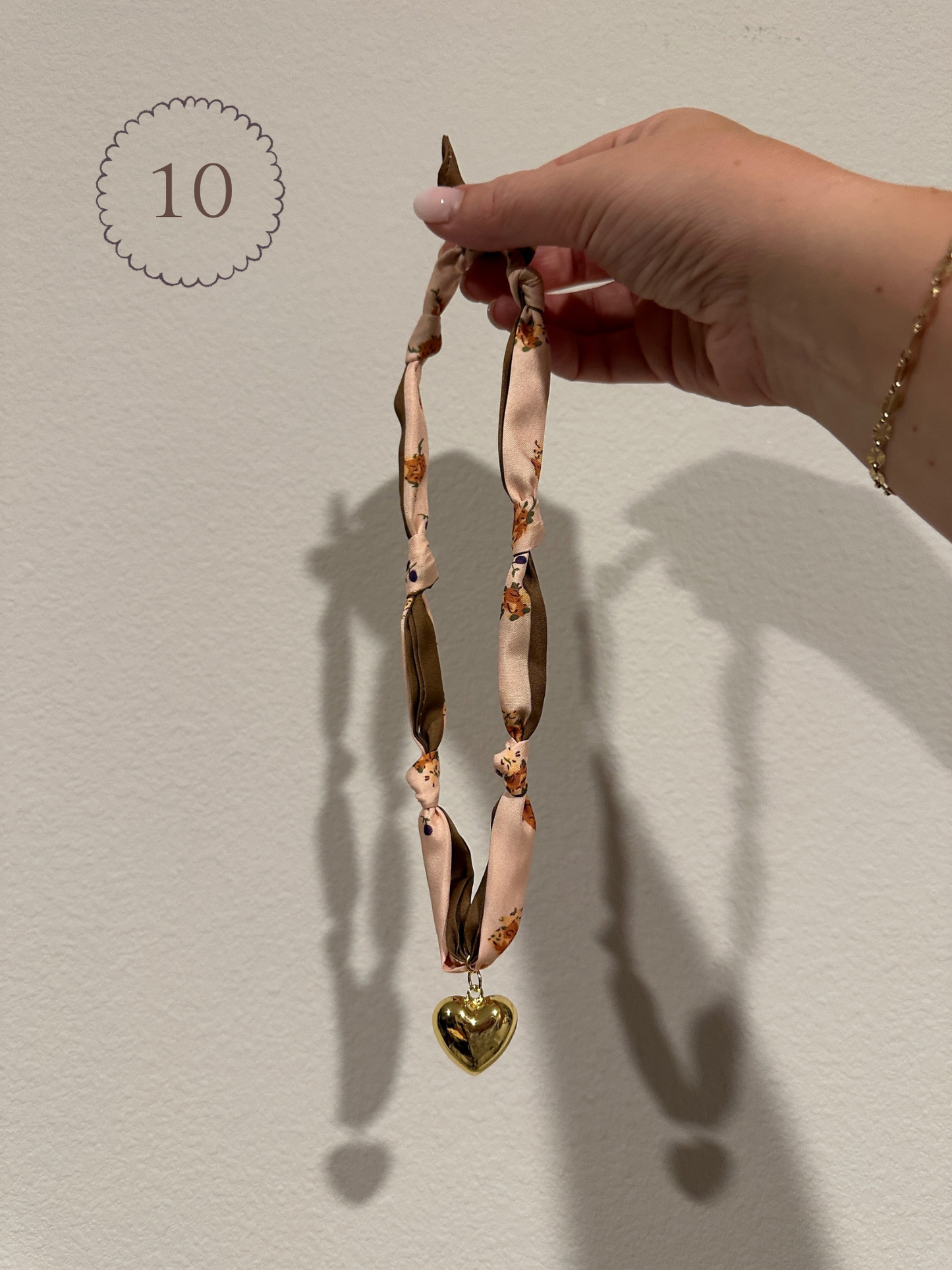 Knotty Fabric Necklace