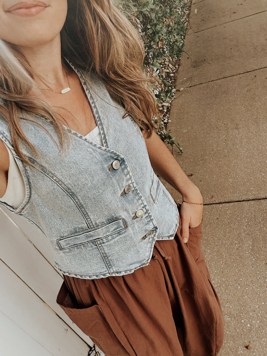 Blue Ridge Denim Vest