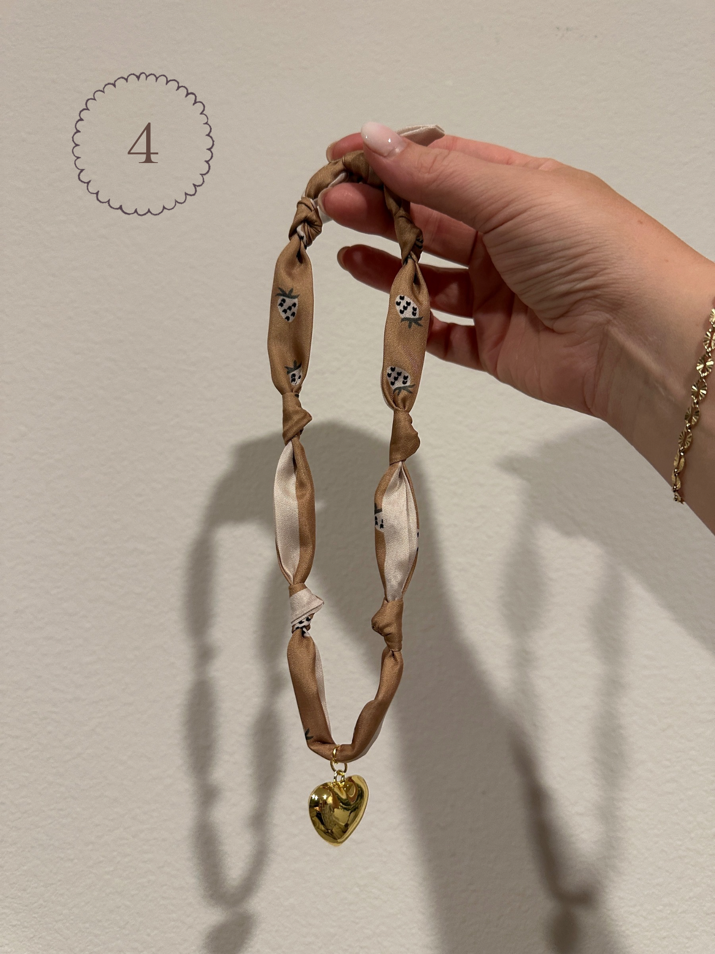 Knotty Fabric Necklace