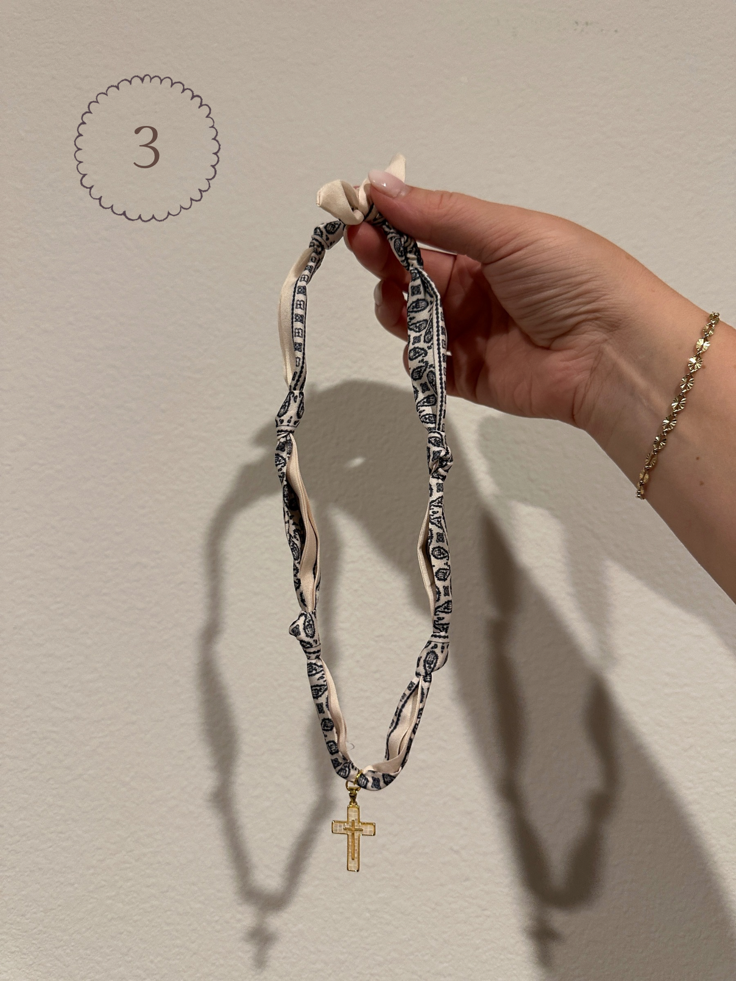 Knotty Fabric Necklace