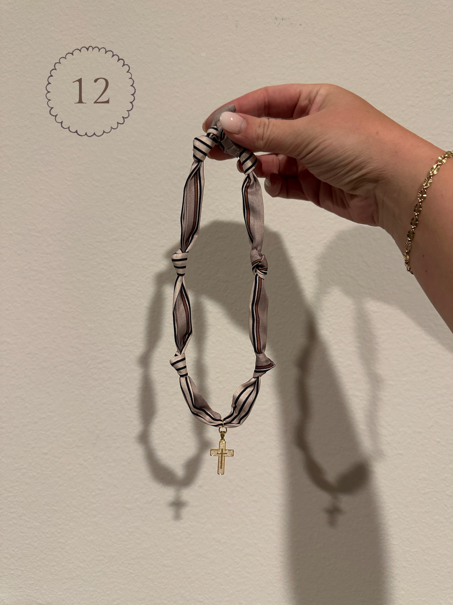 Knotty Fabric Necklace
