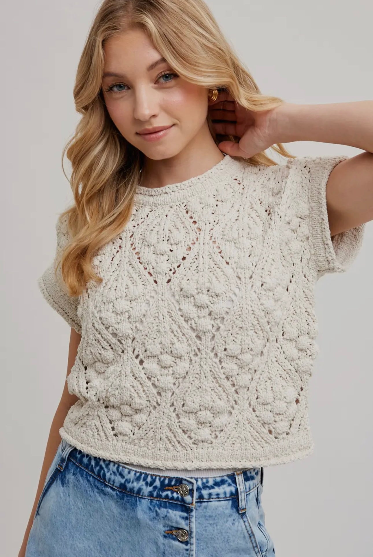 Shoreline Crochet Sweater