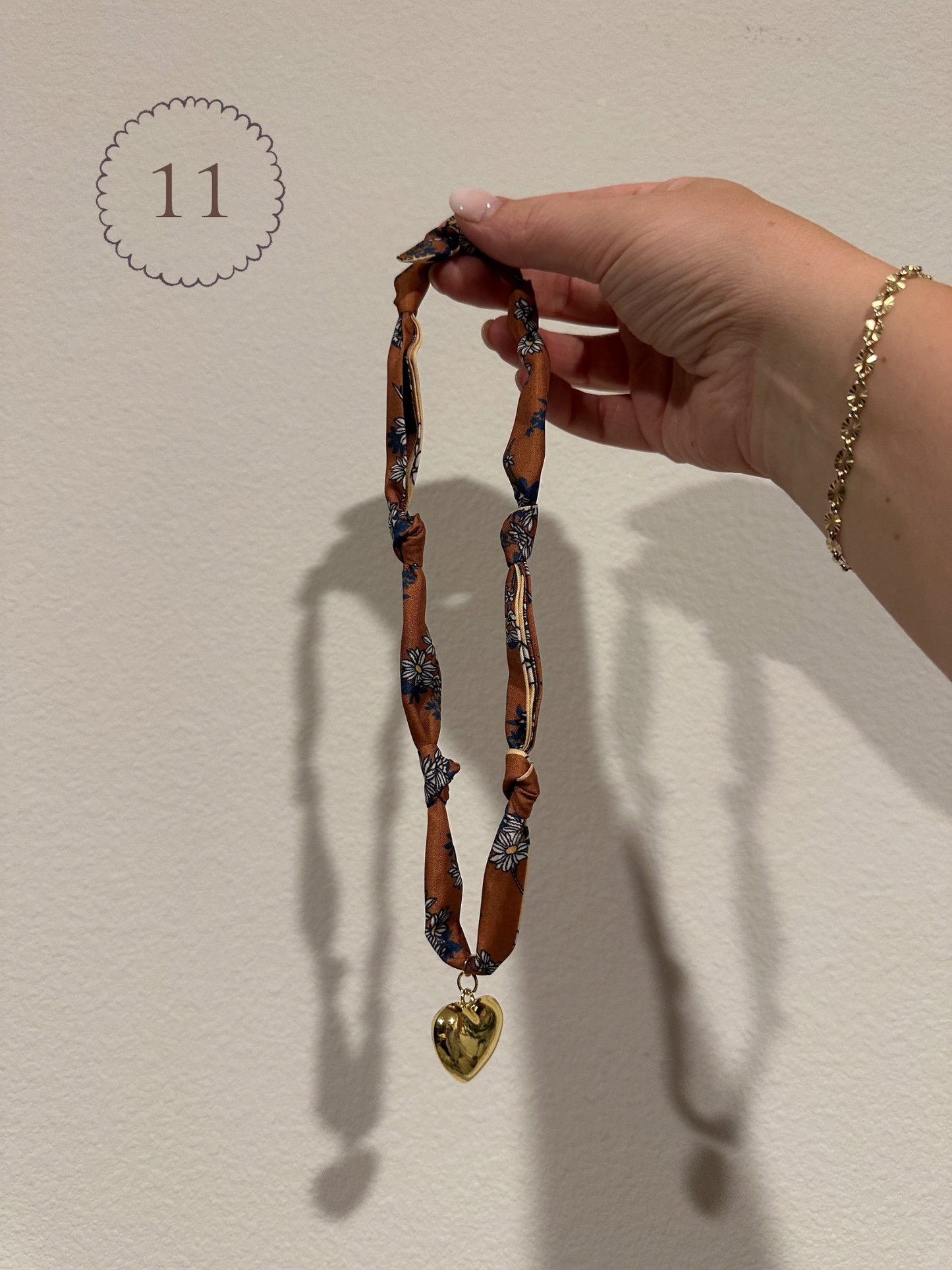Knotty Fabric Necklace