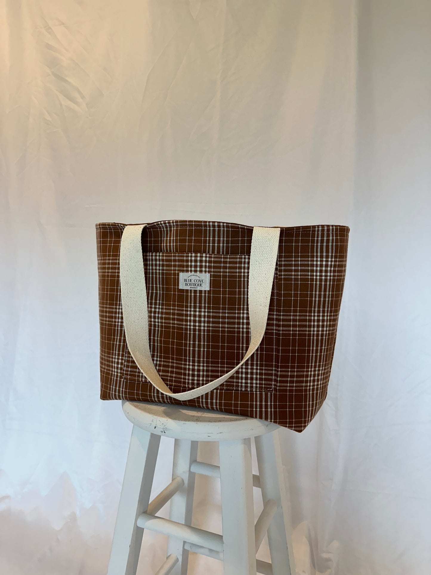 Cider Mill Plaid | Handmade Tote