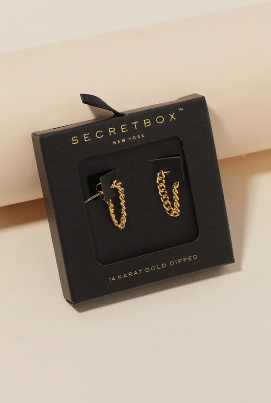 Chain Link Thread Earrings