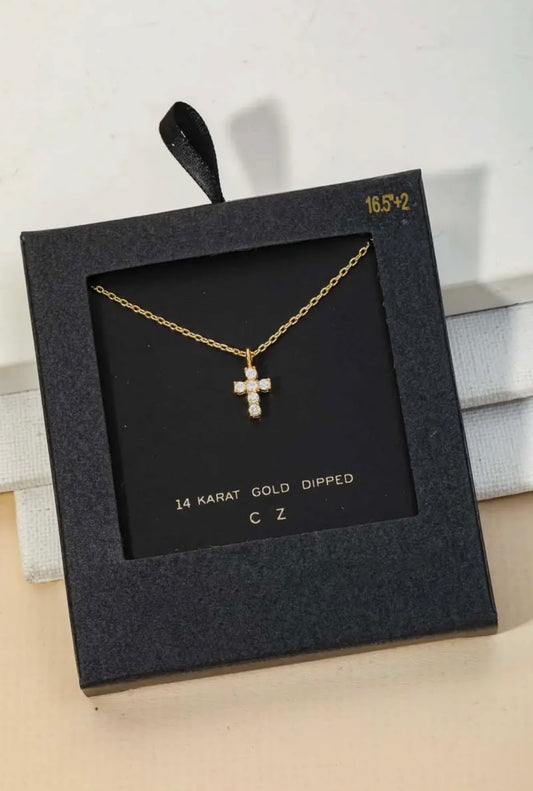 Cross Charm Necklace