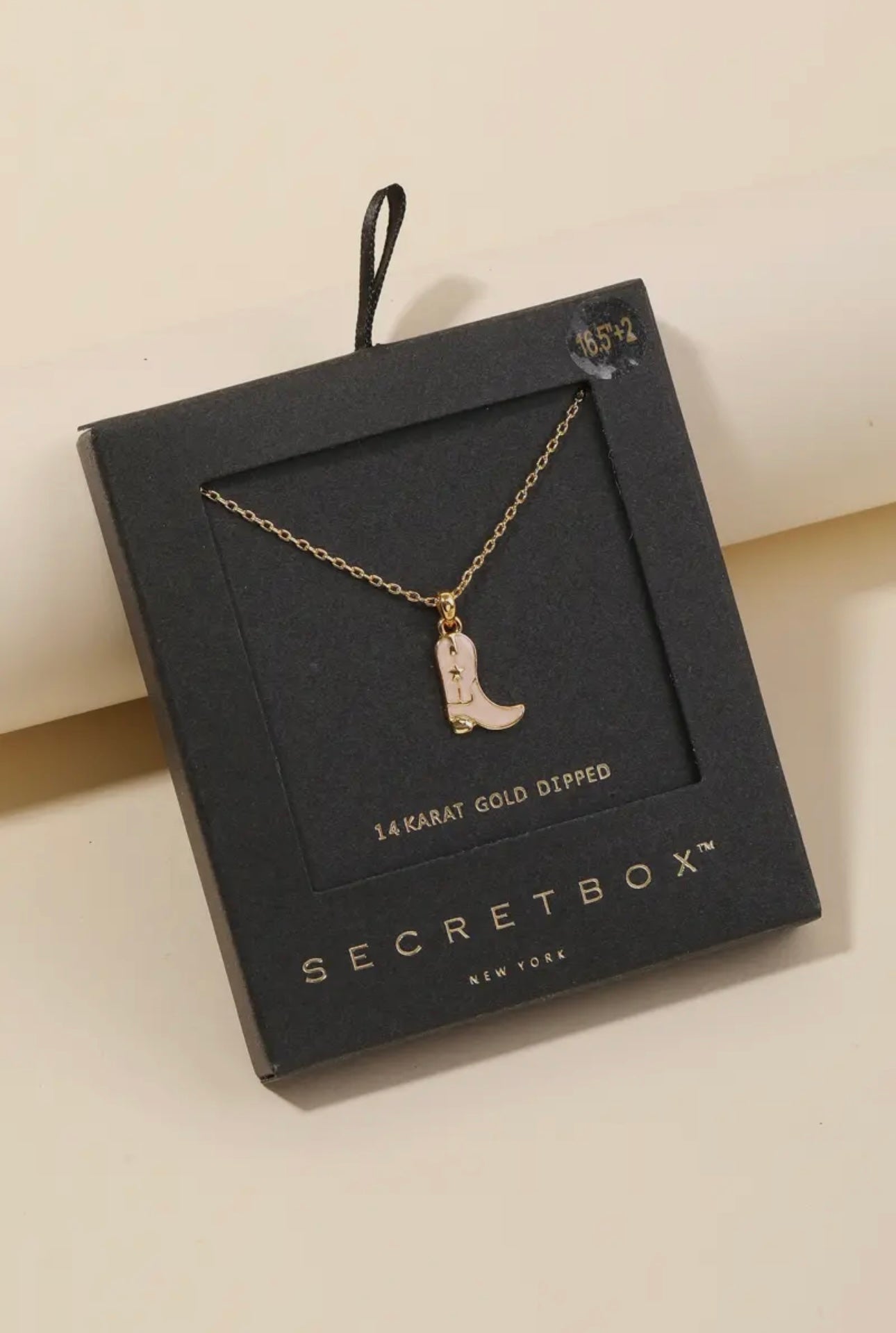 Cowgirl Boot Necklace