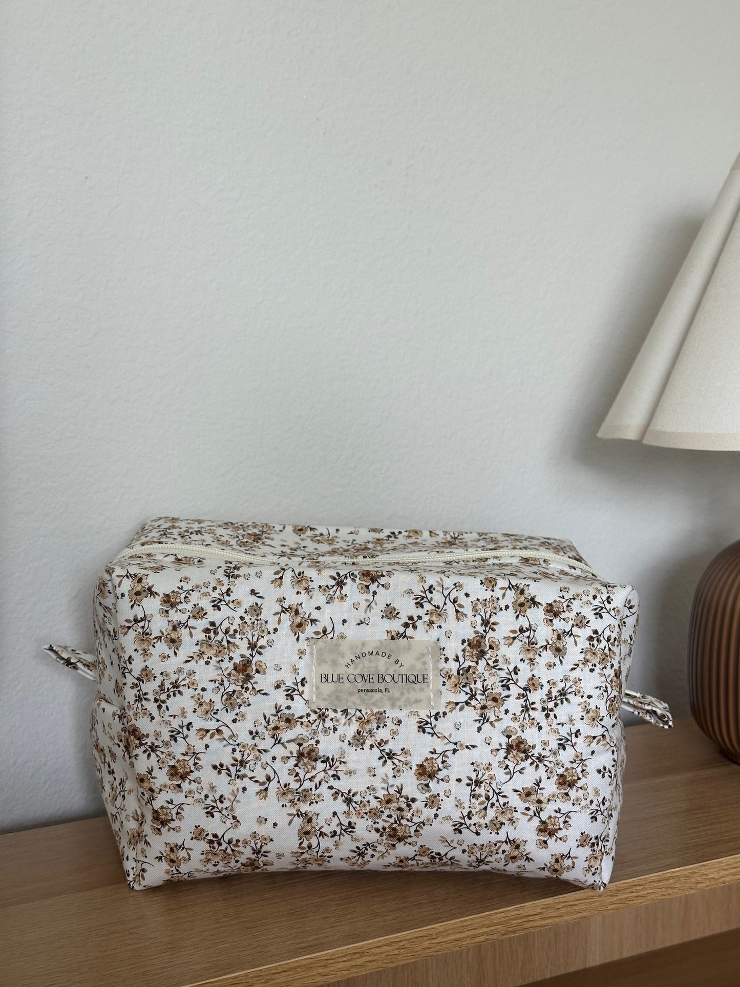 Vintage Meadow Makeup Bag