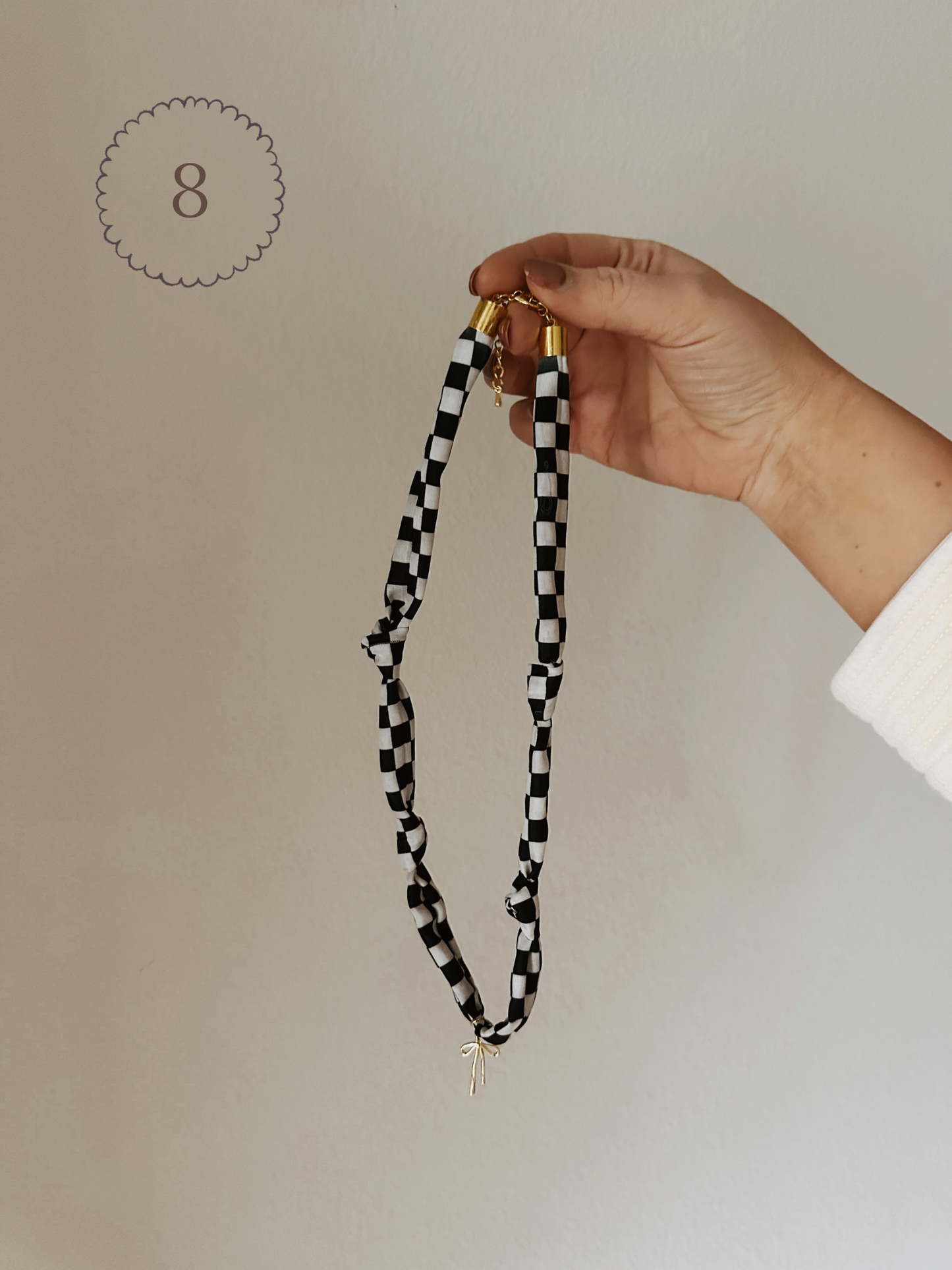 Knotty Fabric Necklace