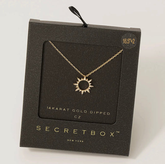 Sunburst Pendant Necklace