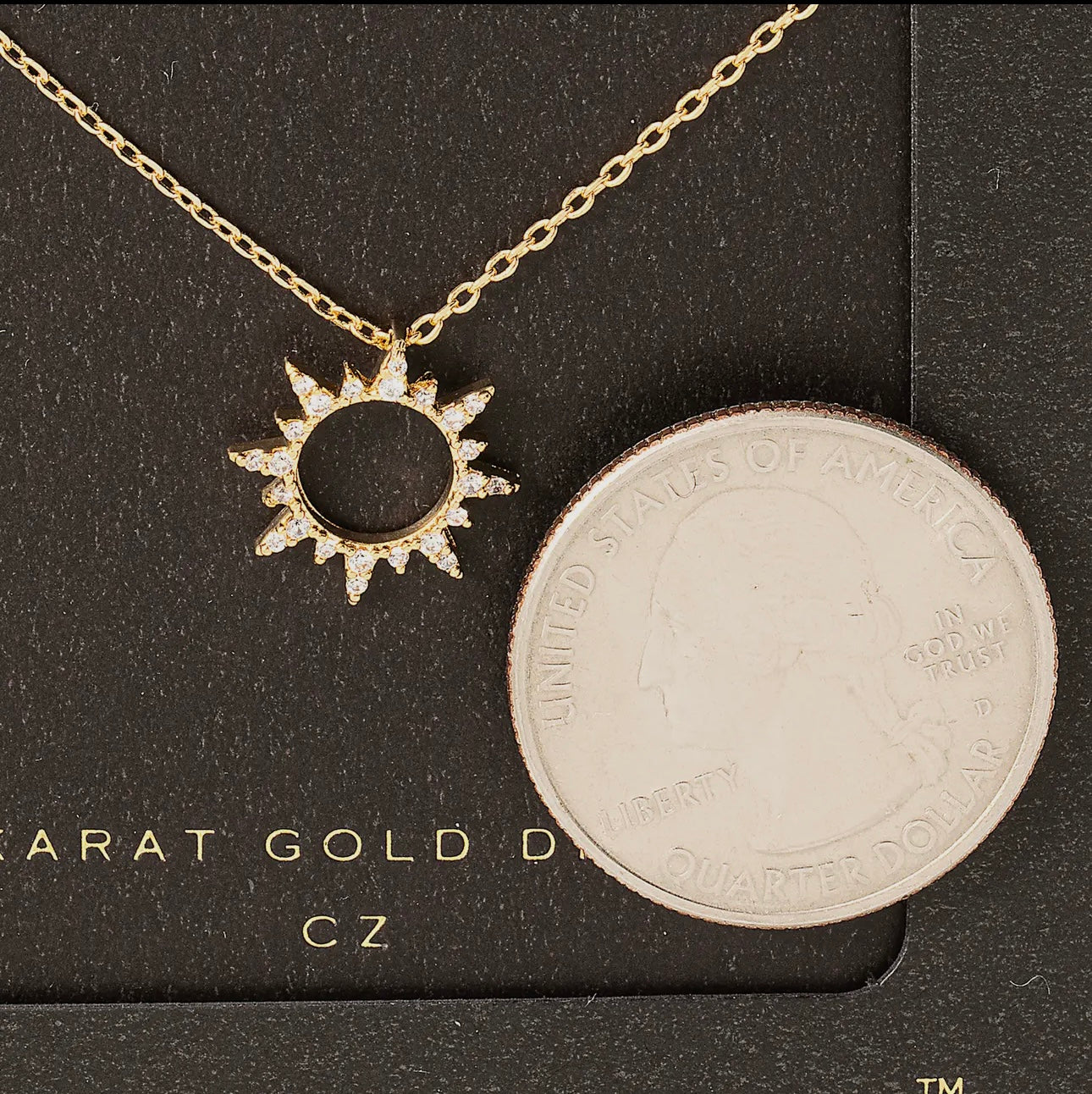 Sunburst Pendant Necklace