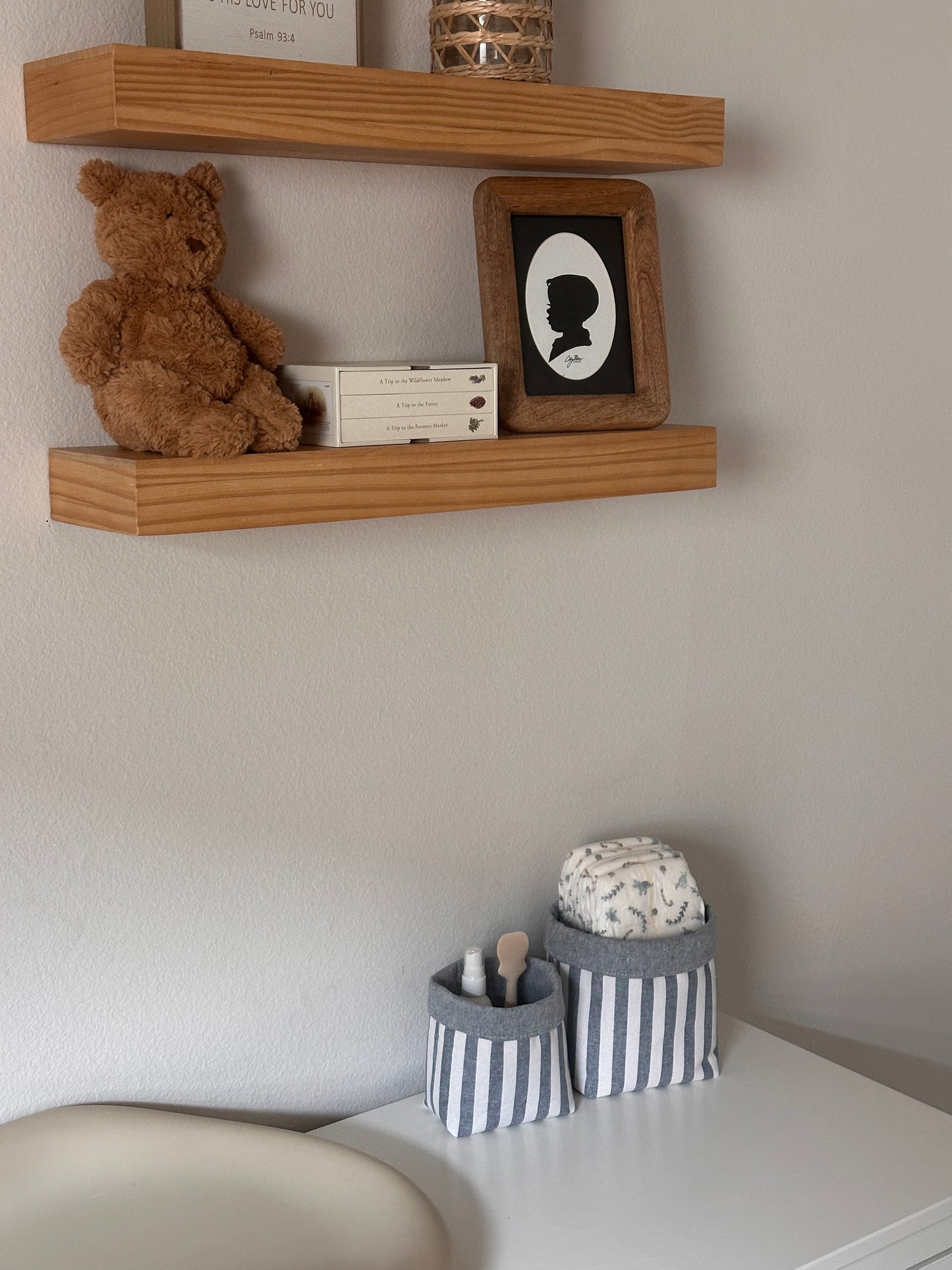 Harbor Stripe Basket Set