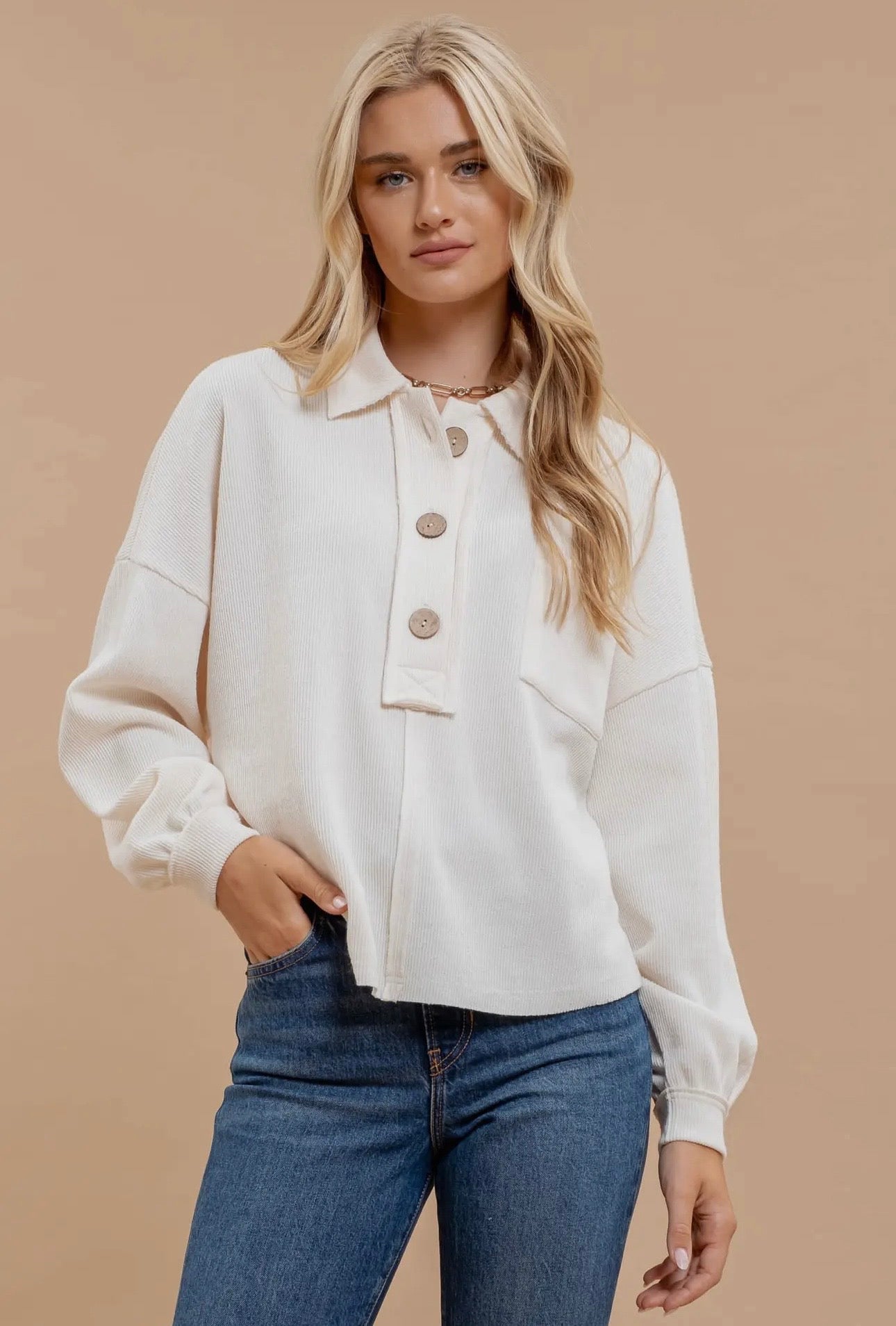 The Cozy Classic Button Up
