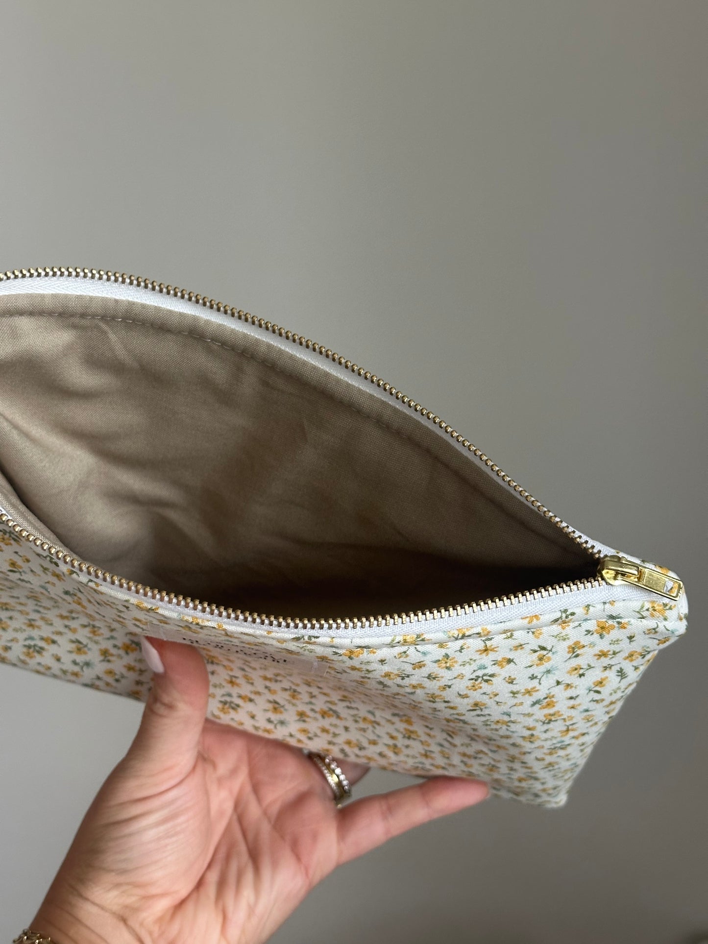 Sunny Meadow Zipper Pouch