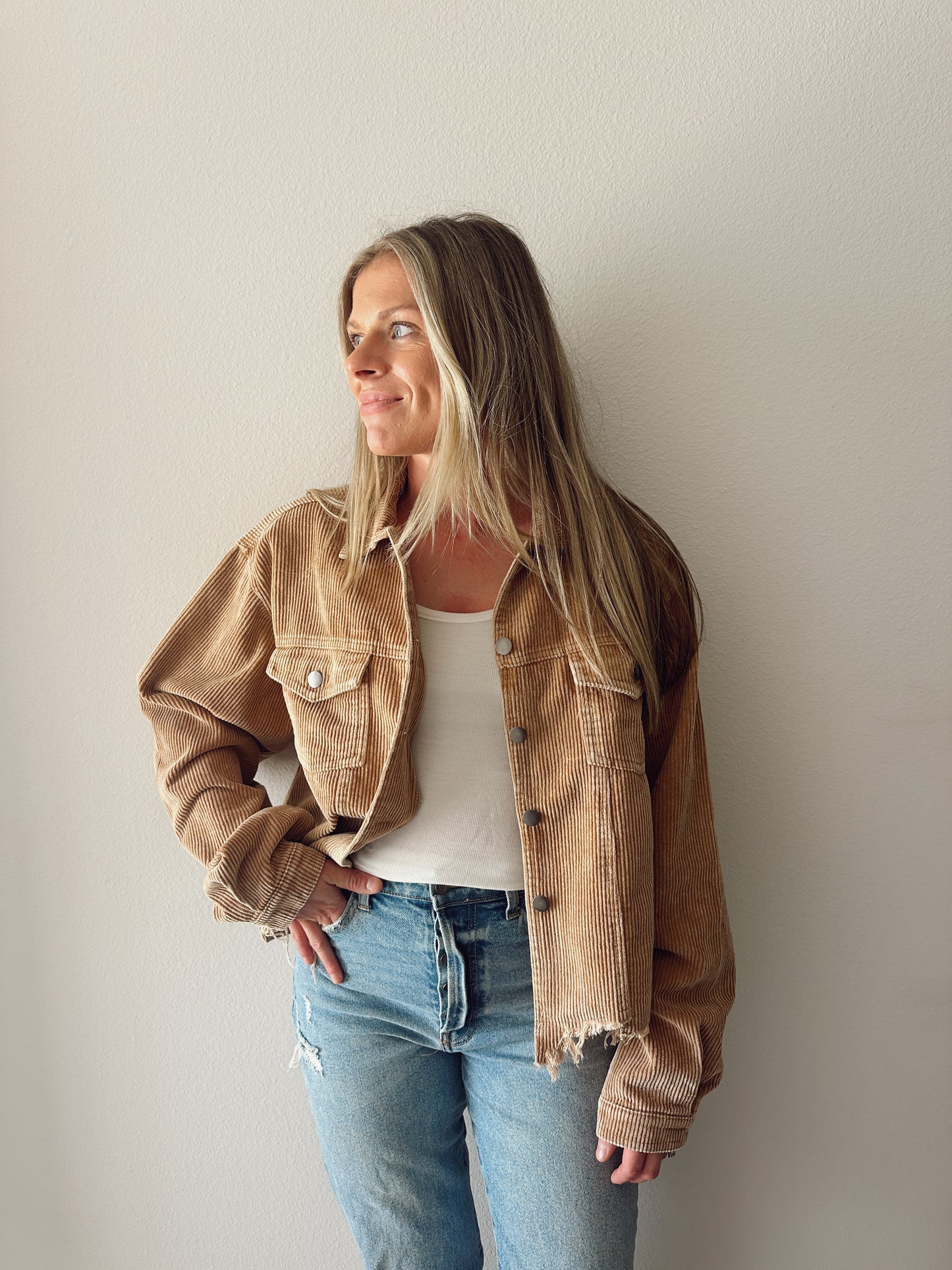 Honeycomb Corduroy Jacket