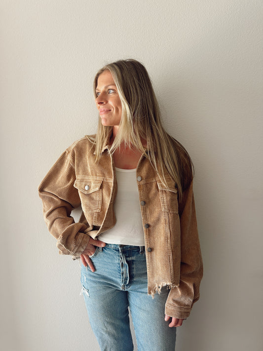 Honeycomb Corduroy Jacket