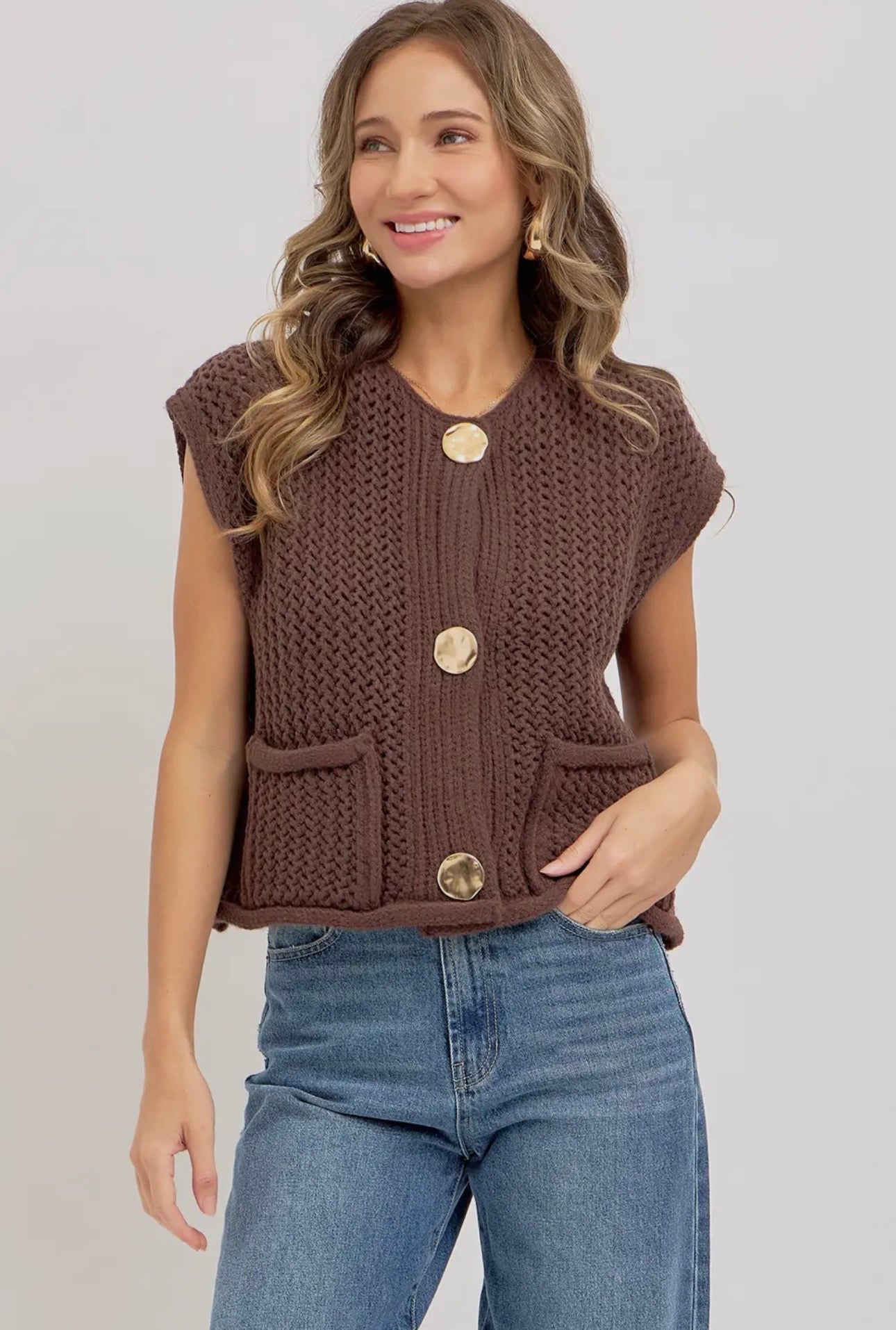 The Cocoa Knit Vest