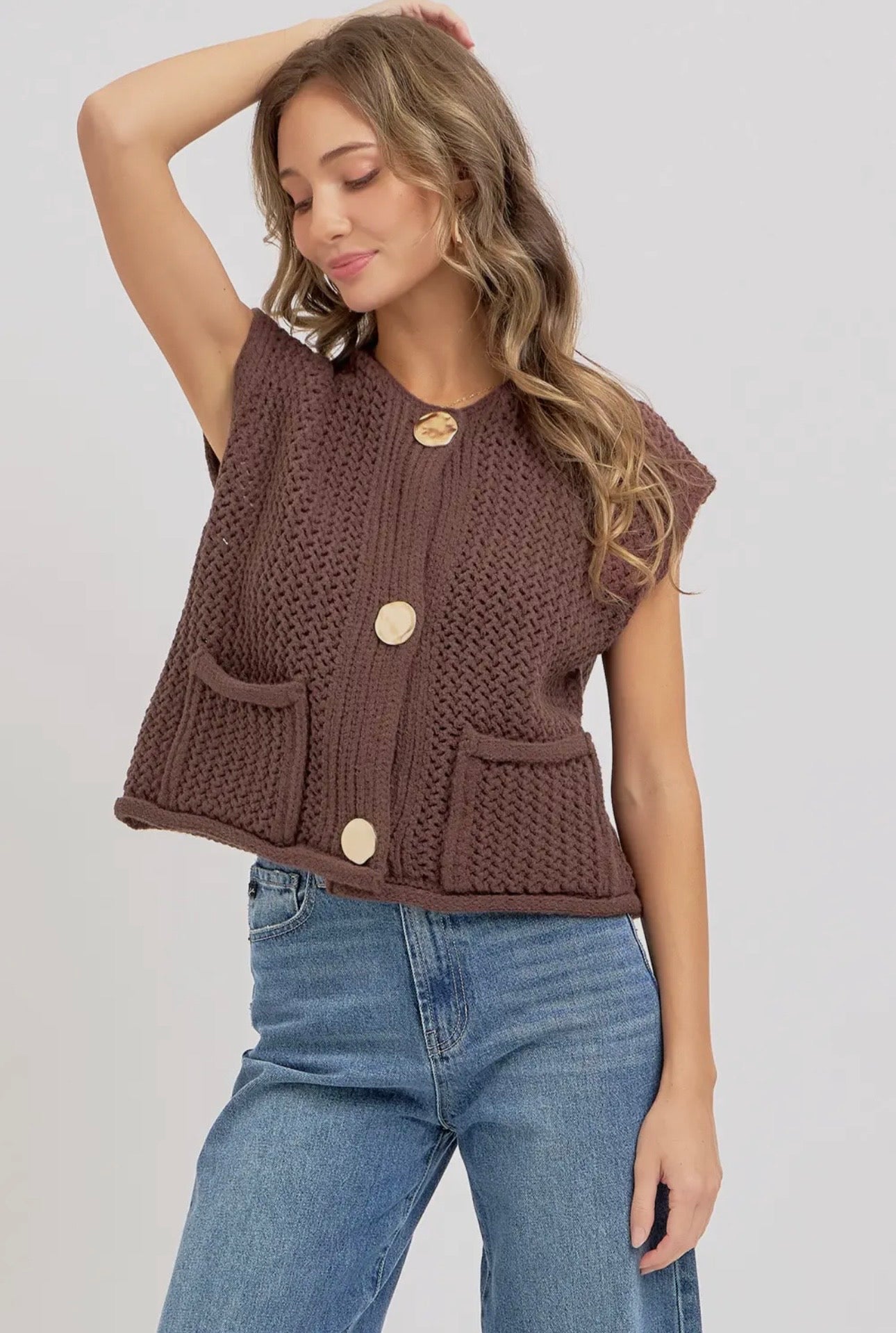 The Cocoa Knit Vest