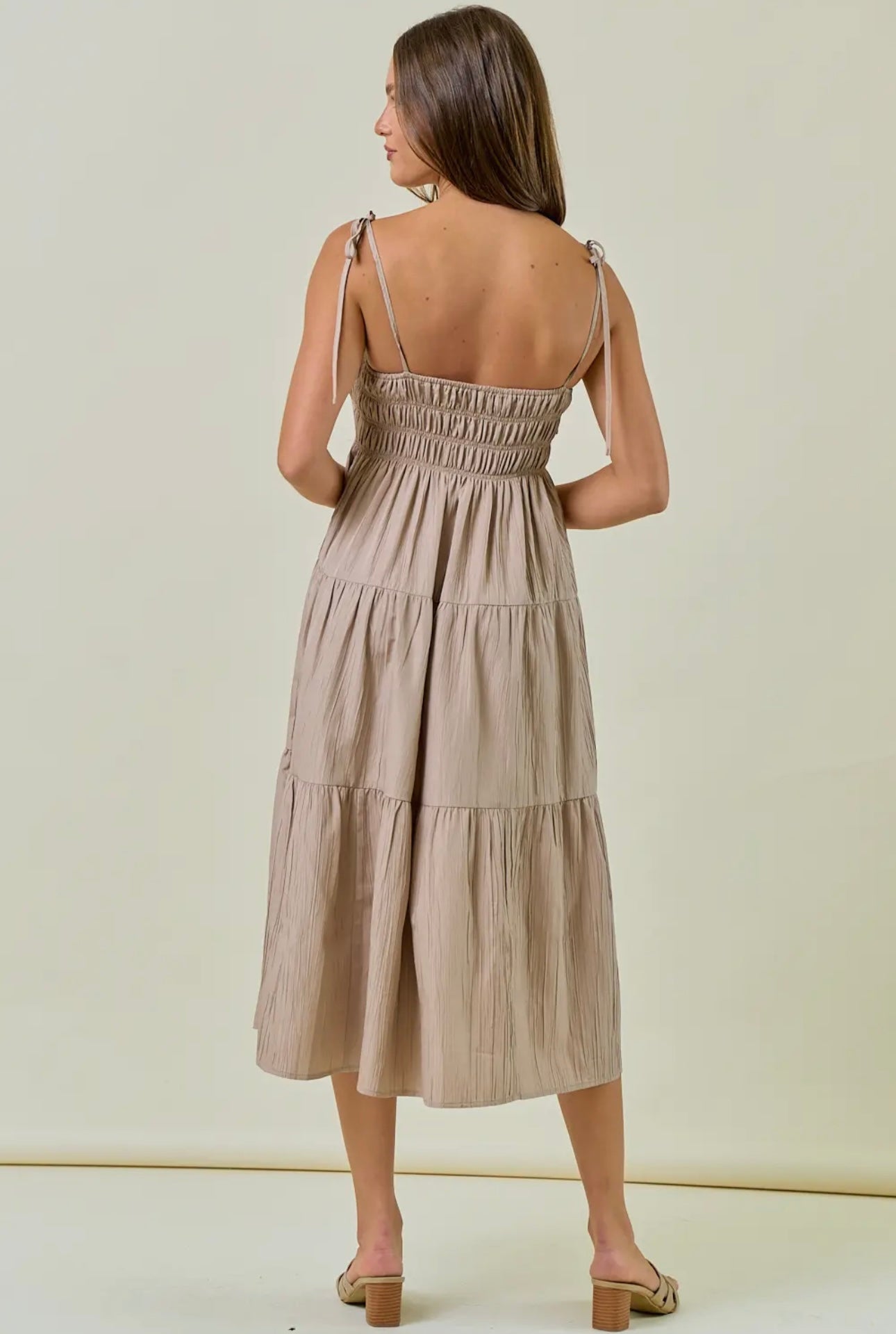 Drift & Dune Smocked Dress