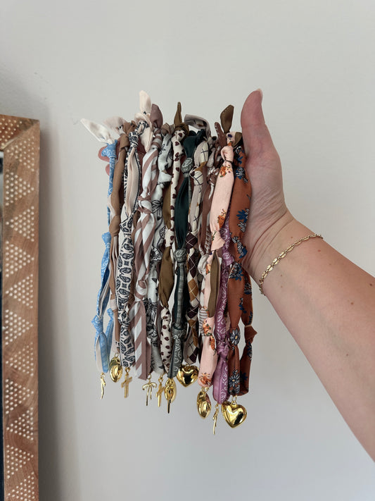 Knotty Fabric Necklace