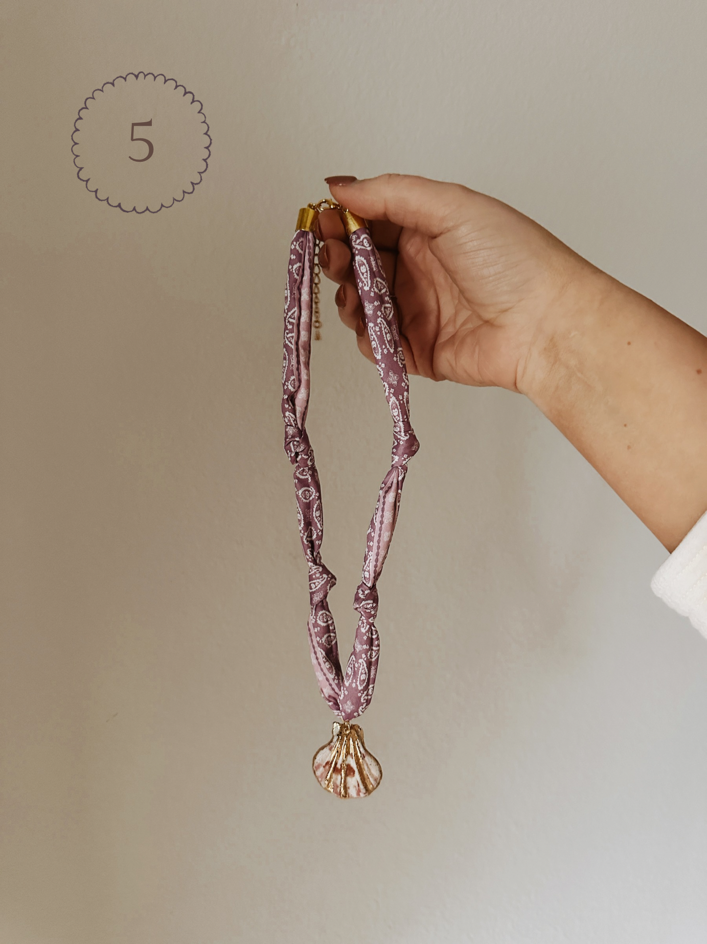 Knotty Fabric Necklace