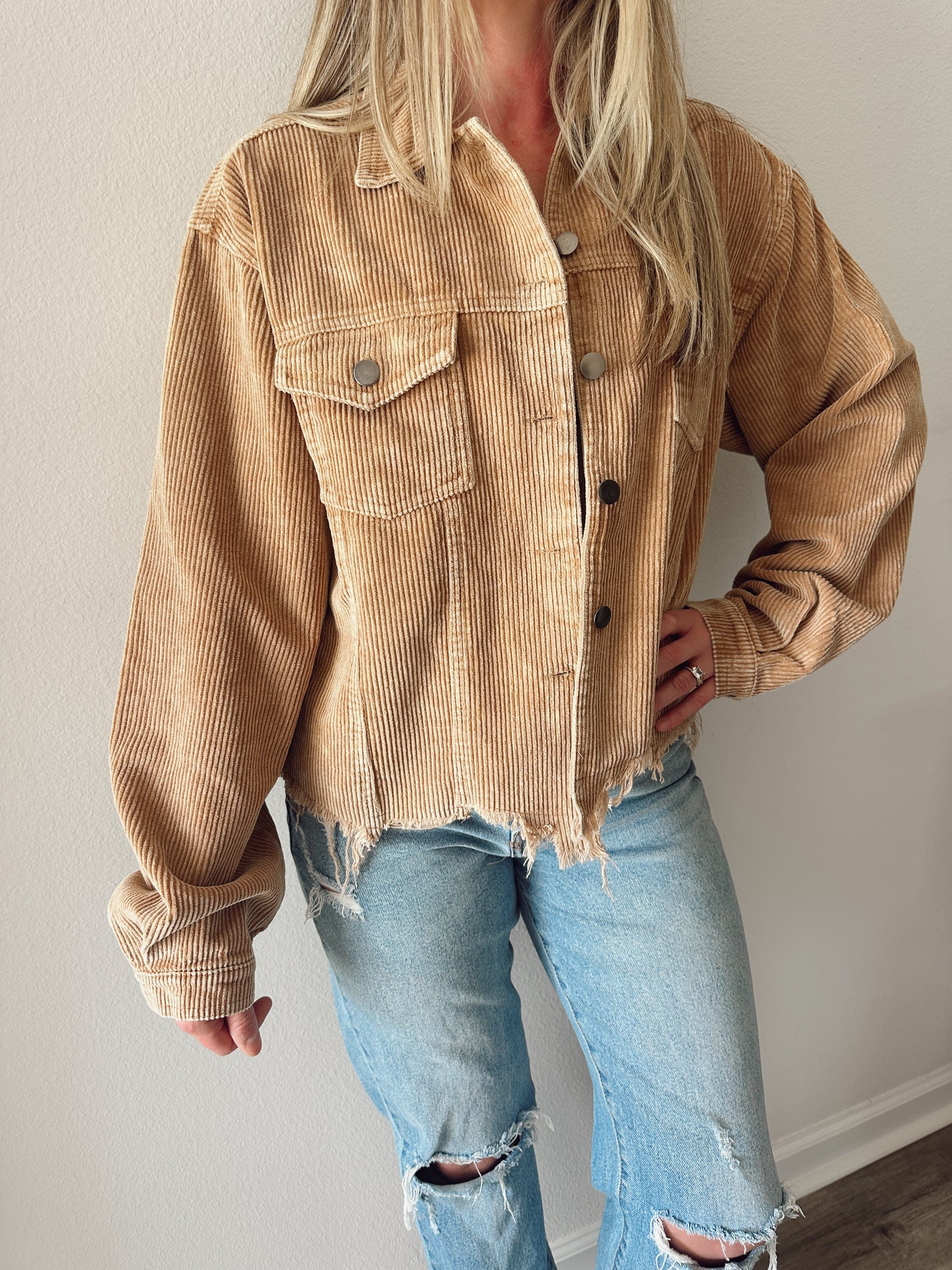 Honeycomb Corduroy Jacket
