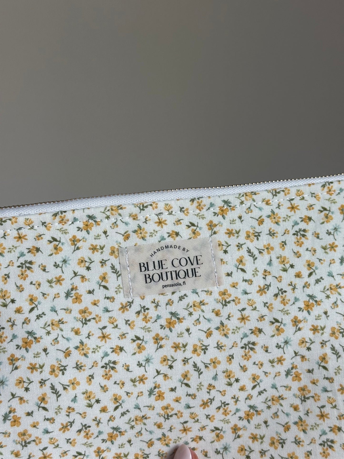 Sunny Meadow Zipper Pouch