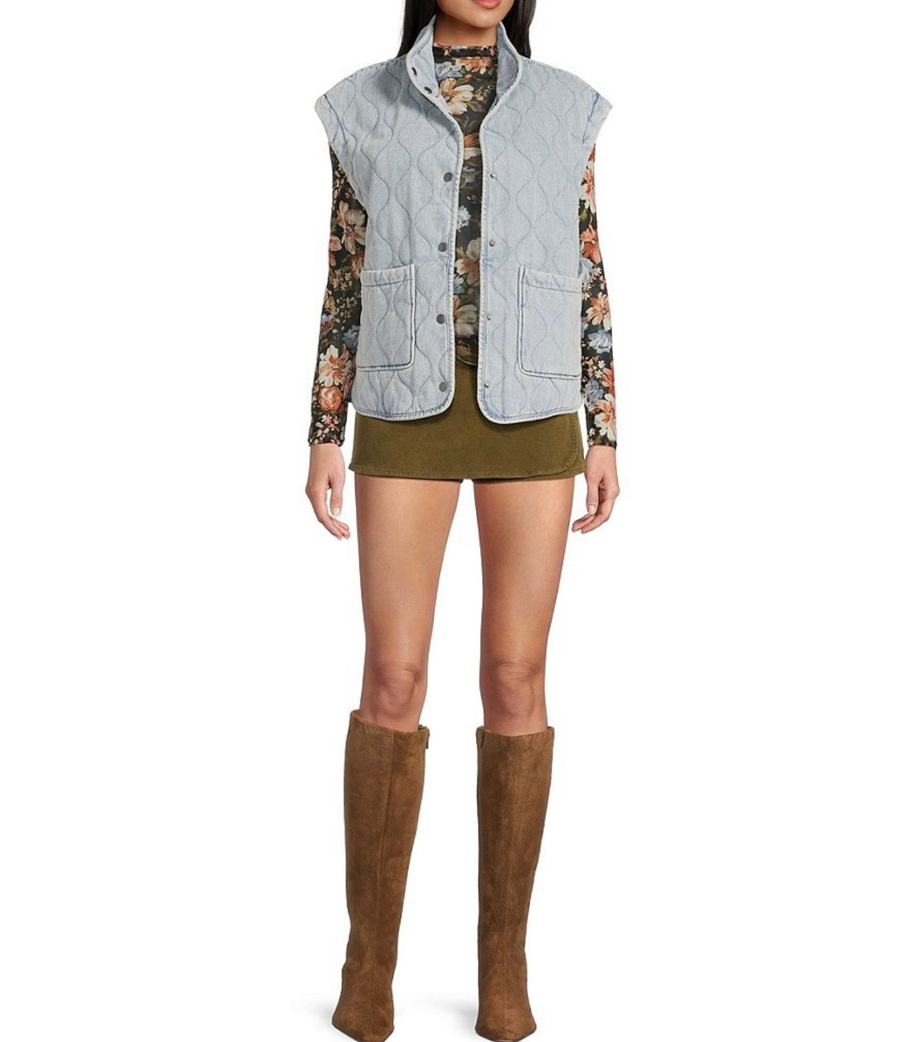 Mariner Washed Denim Vest