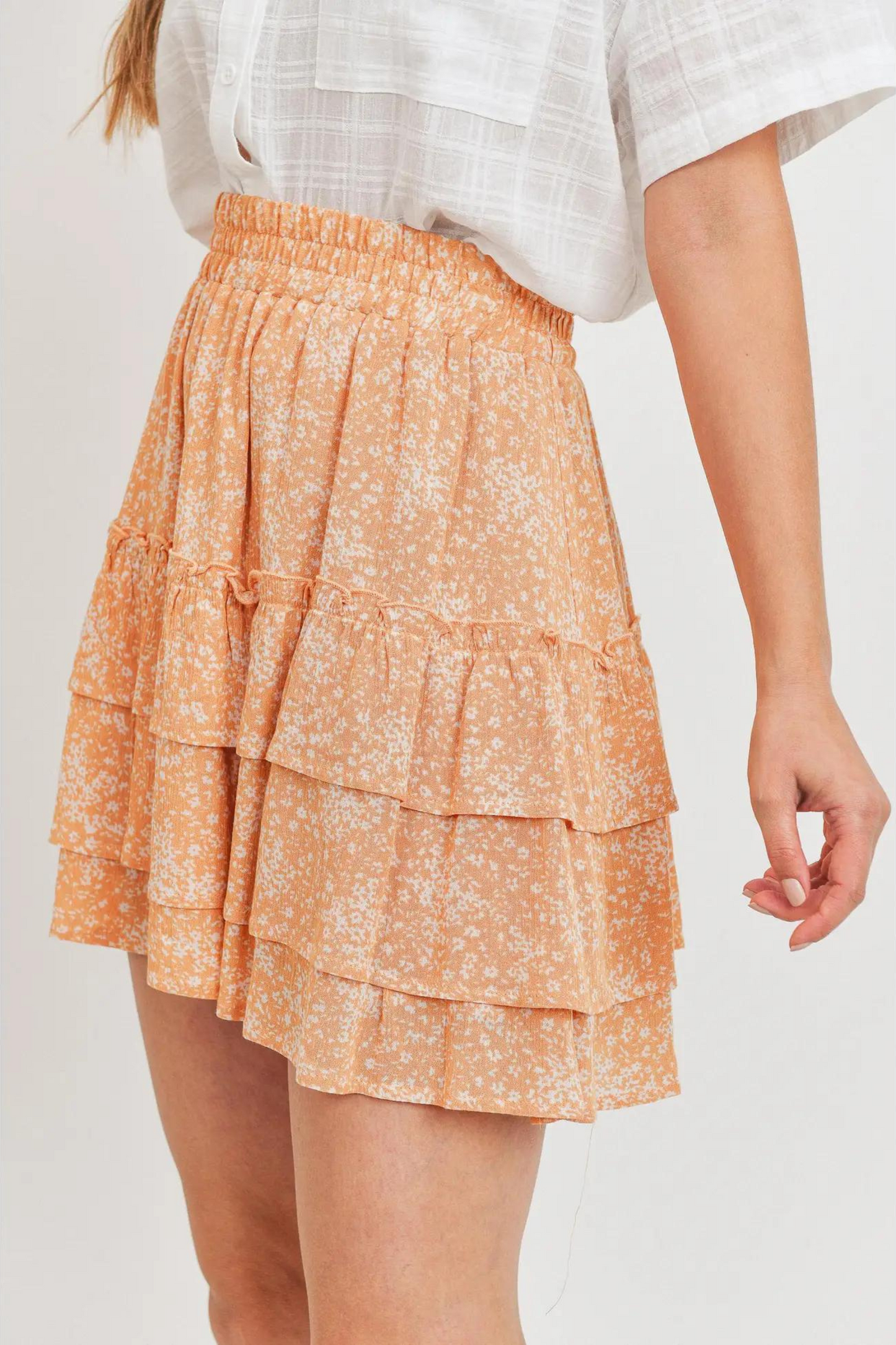 Harlow Floral Three Layer Skirt