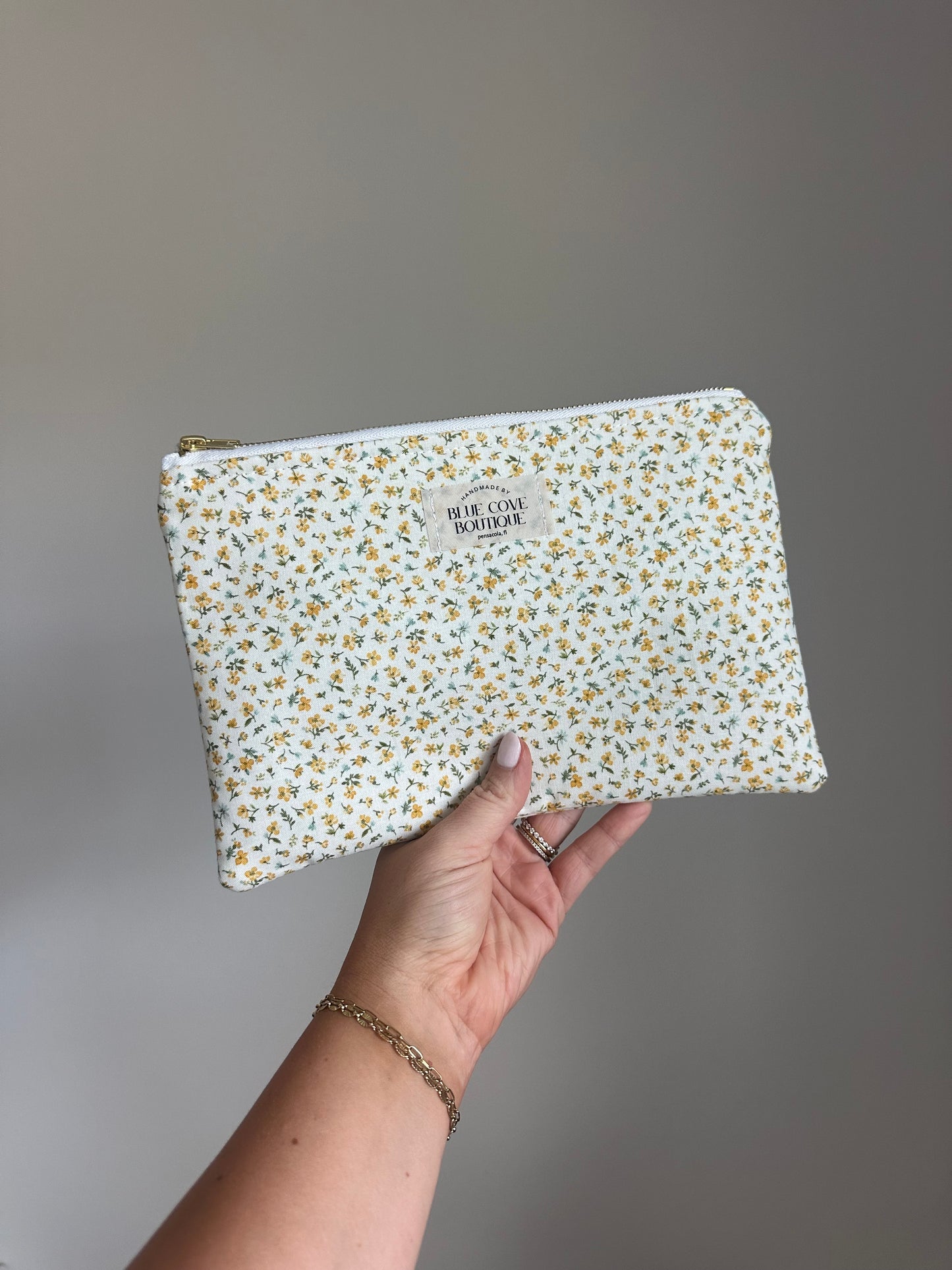 Sunny Meadow Zipper Pouch
