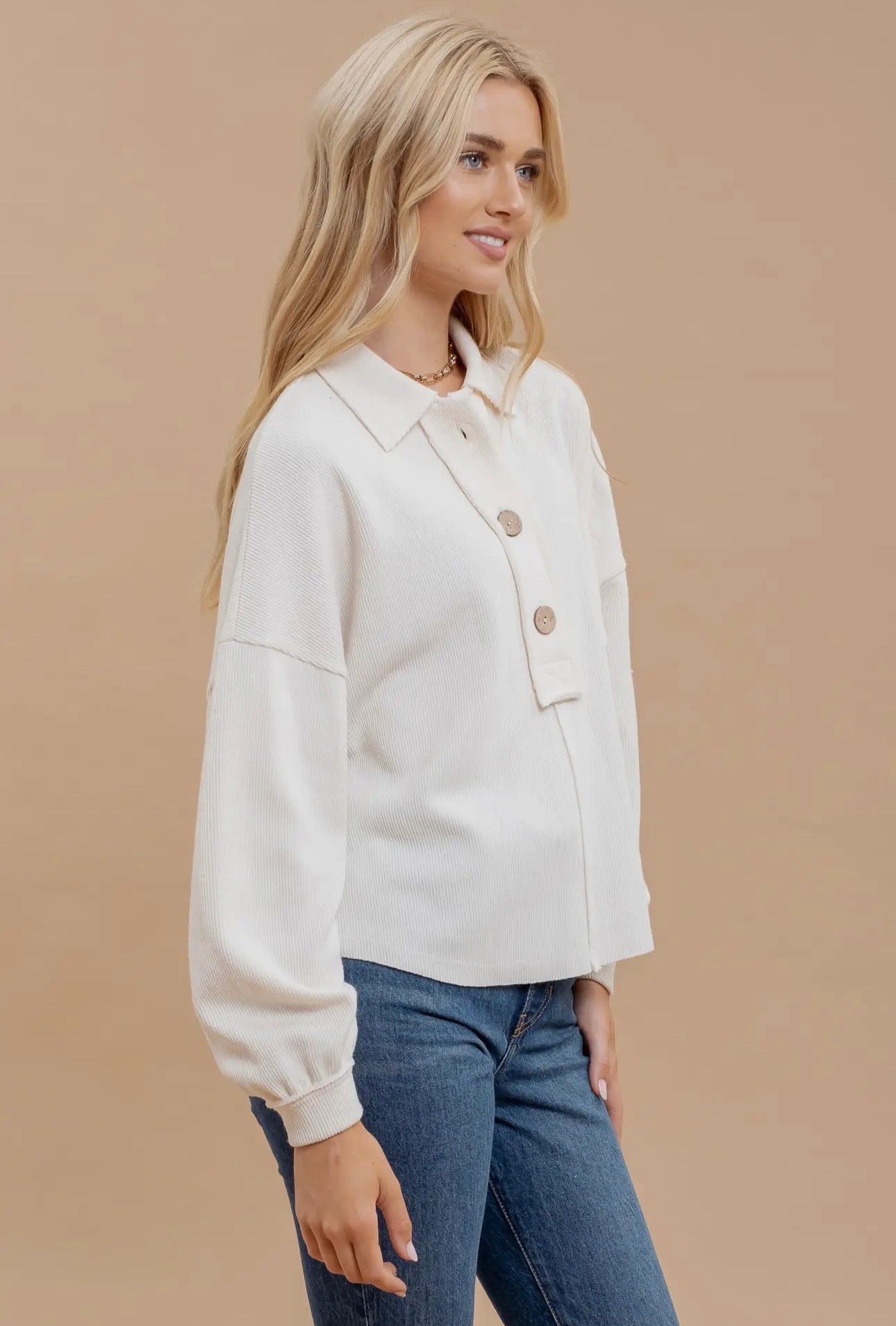 The Cozy Classic Button Up