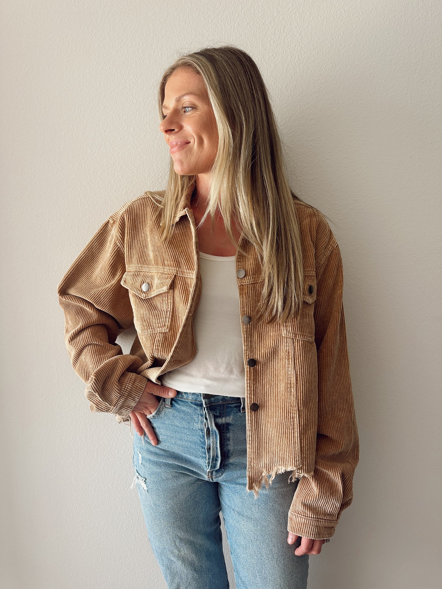 Honeycomb Corduroy Jacket