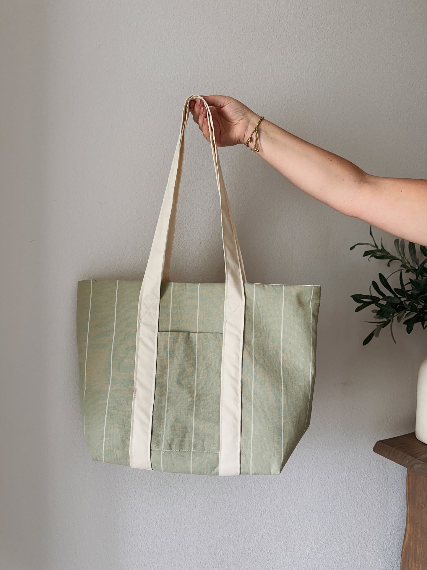 Willow Stripe Tote