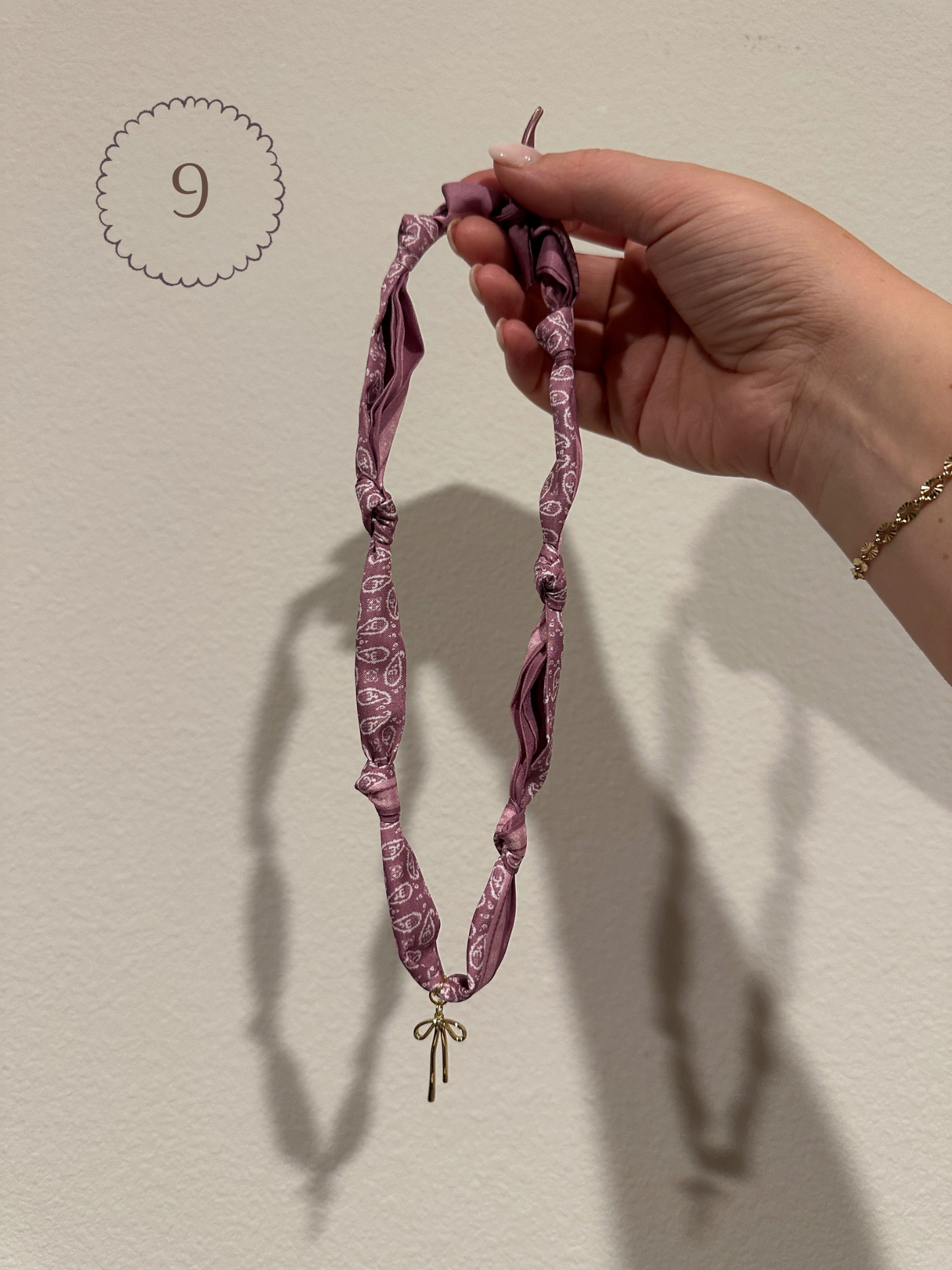Knotty Fabric Necklace