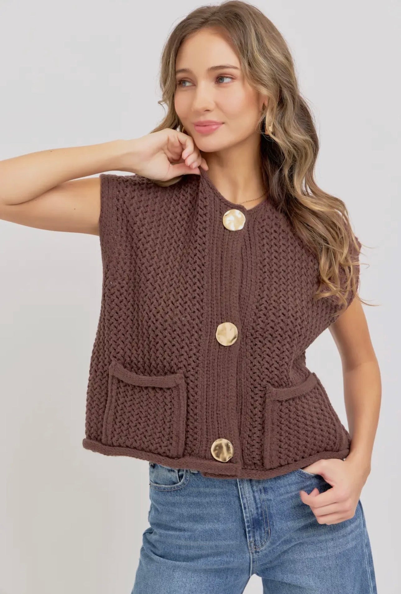 The Cocoa Knit Vest