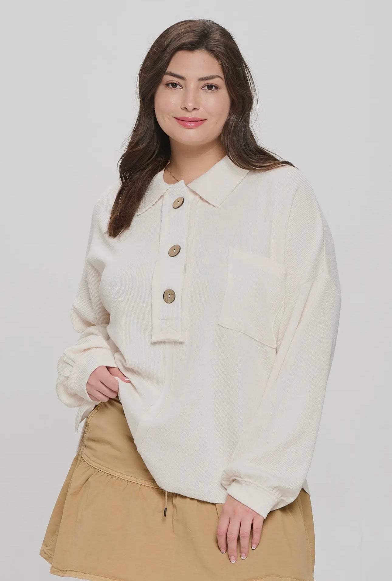 The Cozy Classic Button Up