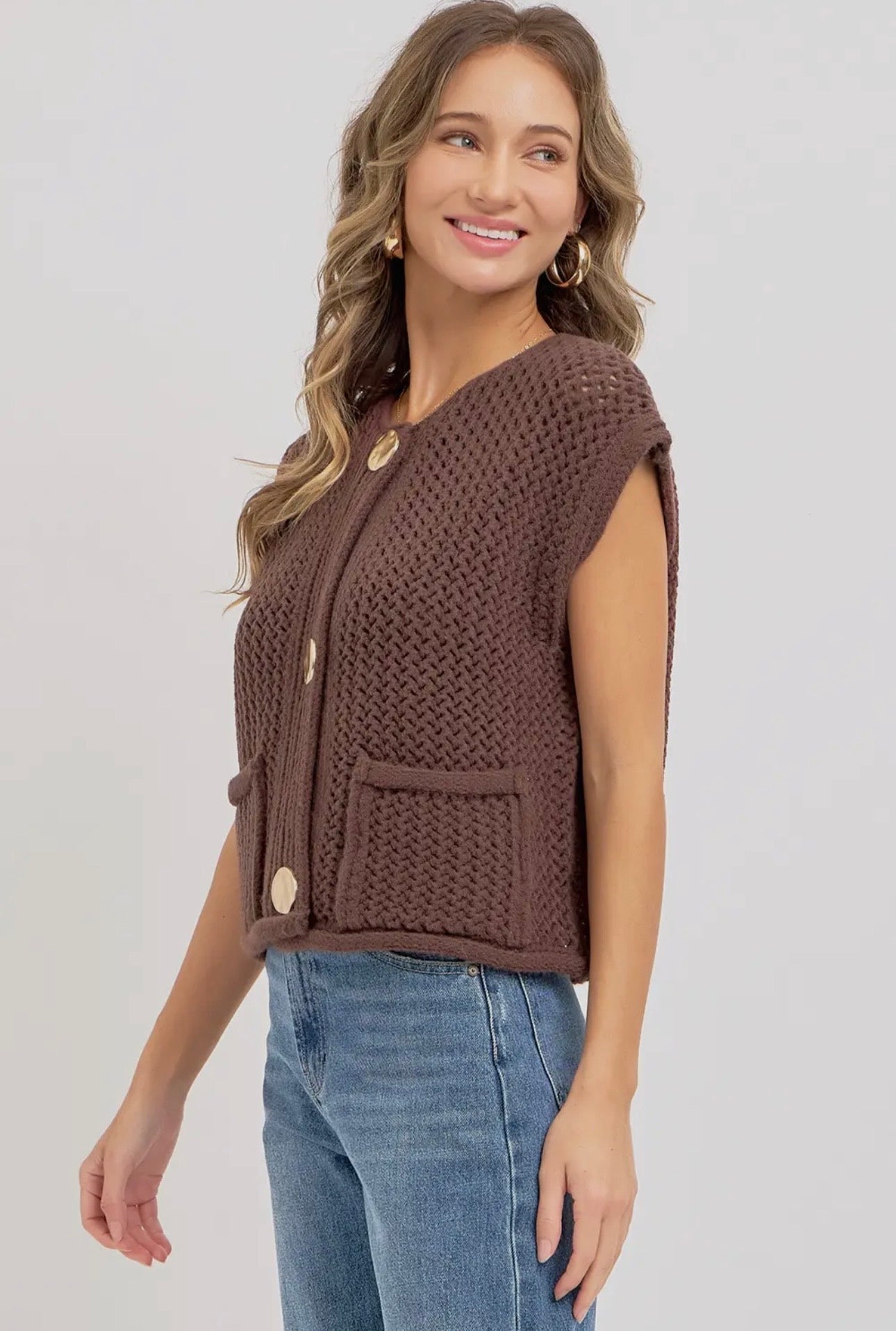 The Cocoa Knit Vest