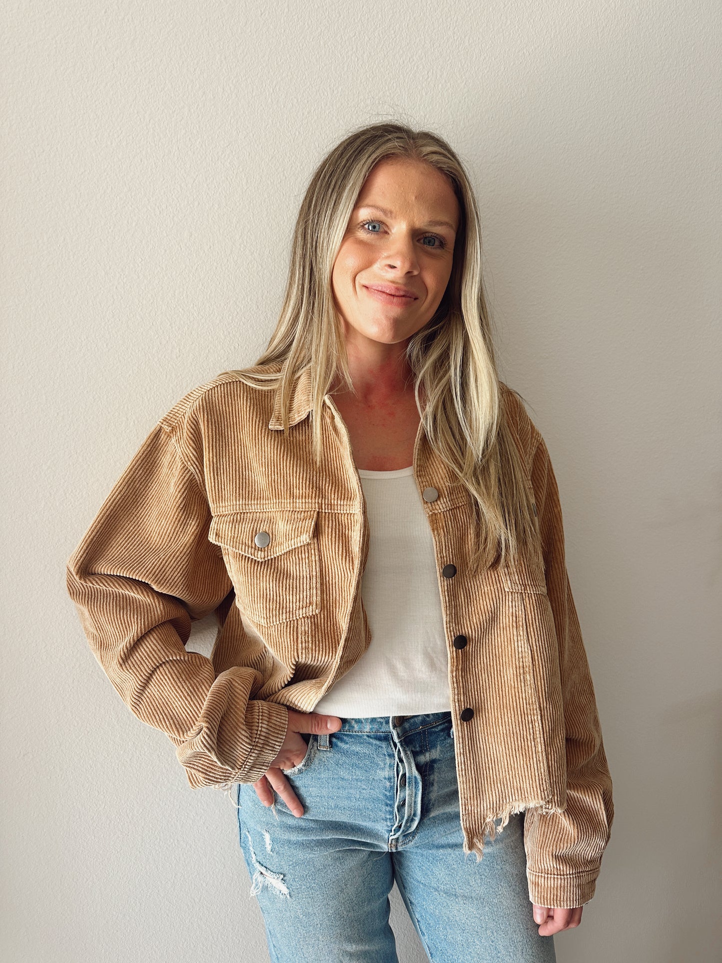 Honeycomb Corduroy Jacket