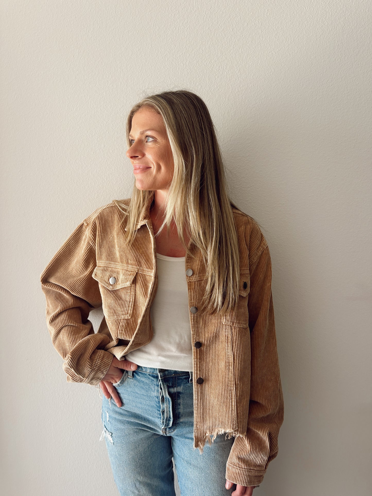 Honeycomb Corduroy Jacket