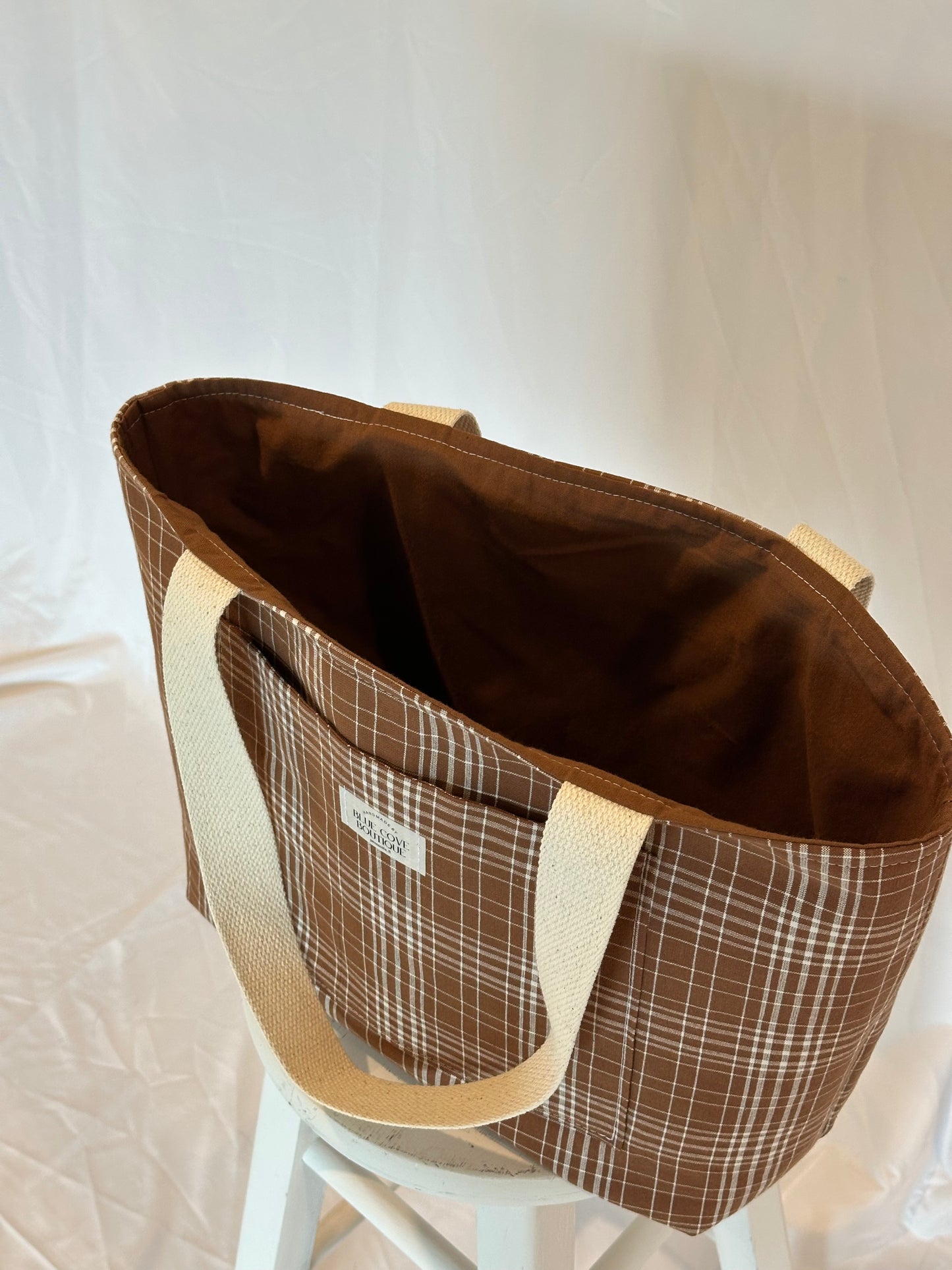 Cider Mill Plaid | Handmade Tote