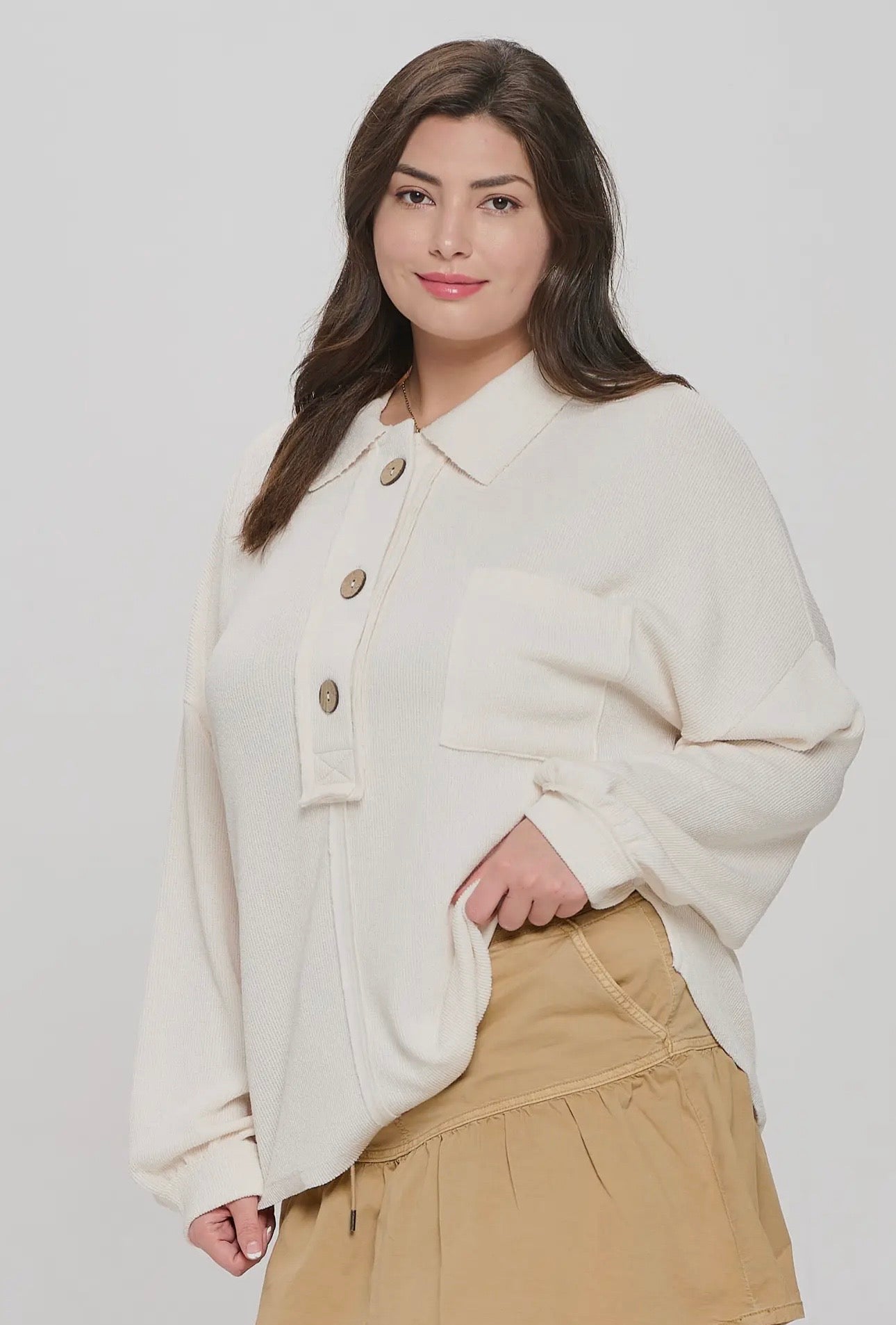 The Cozy Classic Button Up