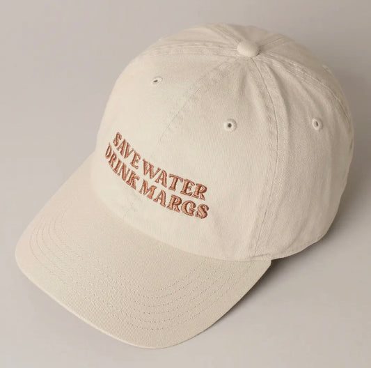 Save Water Drink Margs Cap