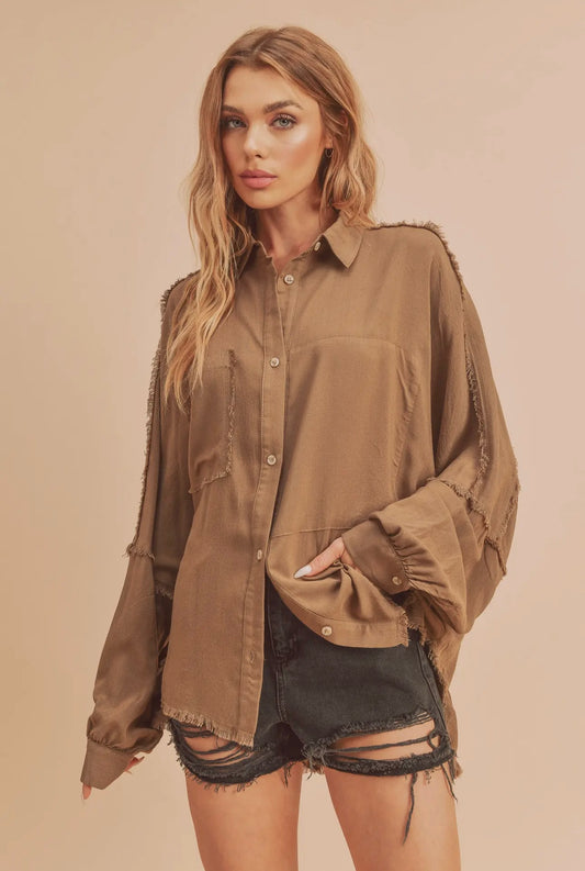 Daisy Button Down Top