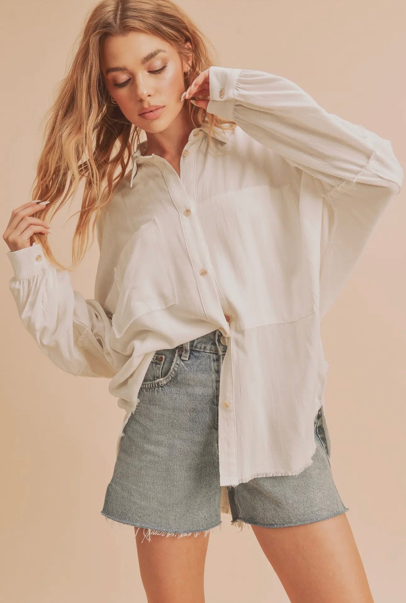 Daisy Button Down Top