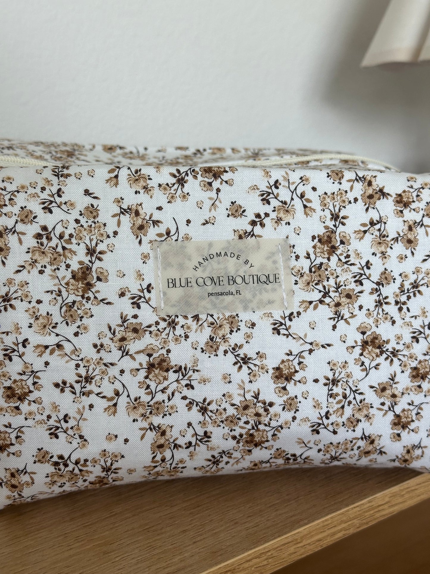 Vintage Meadow Makeup Bag