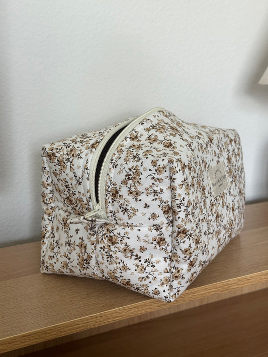 Vintage Meadow Makeup Bag