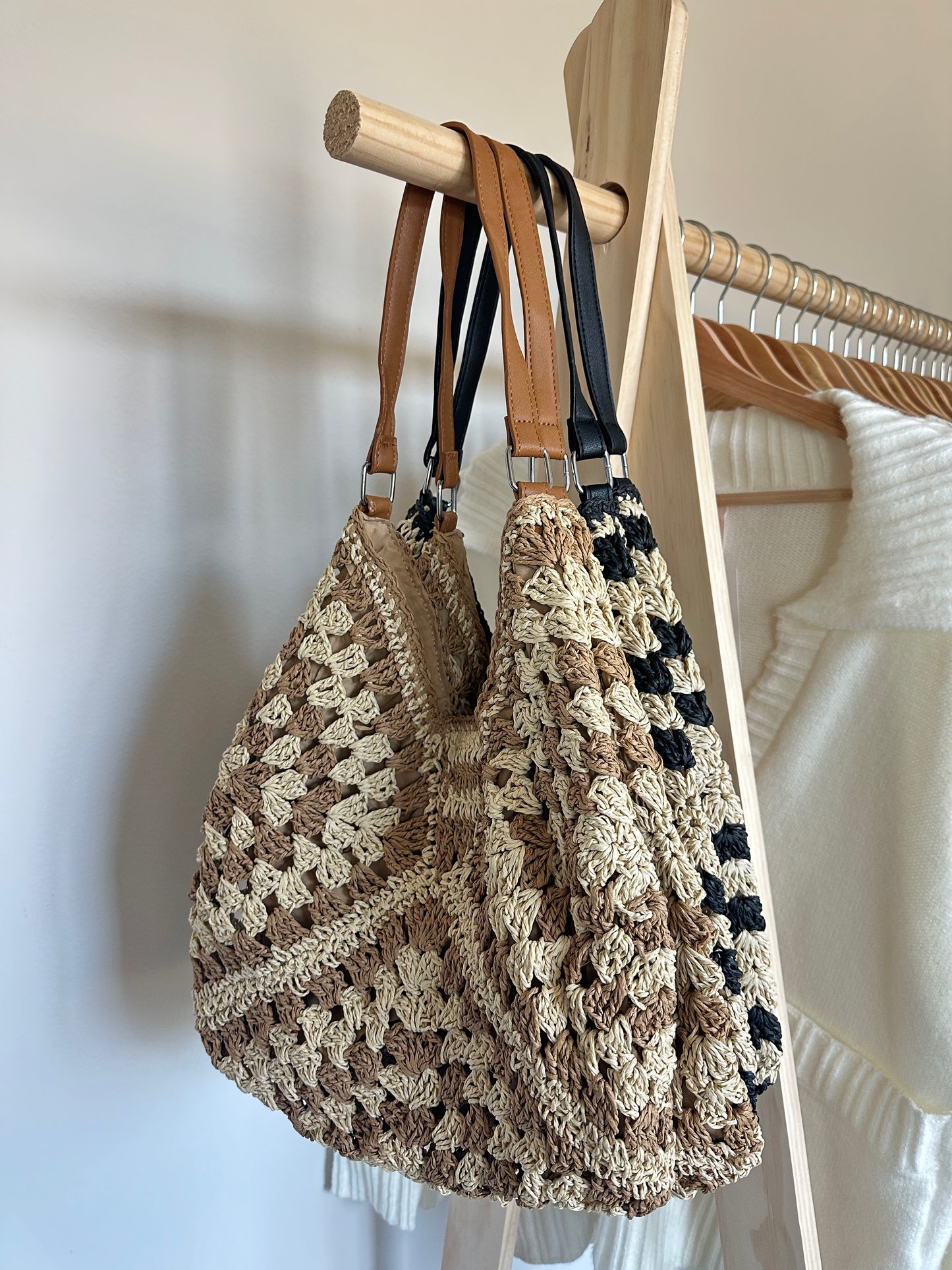 Natural Capri Shoulder Bag