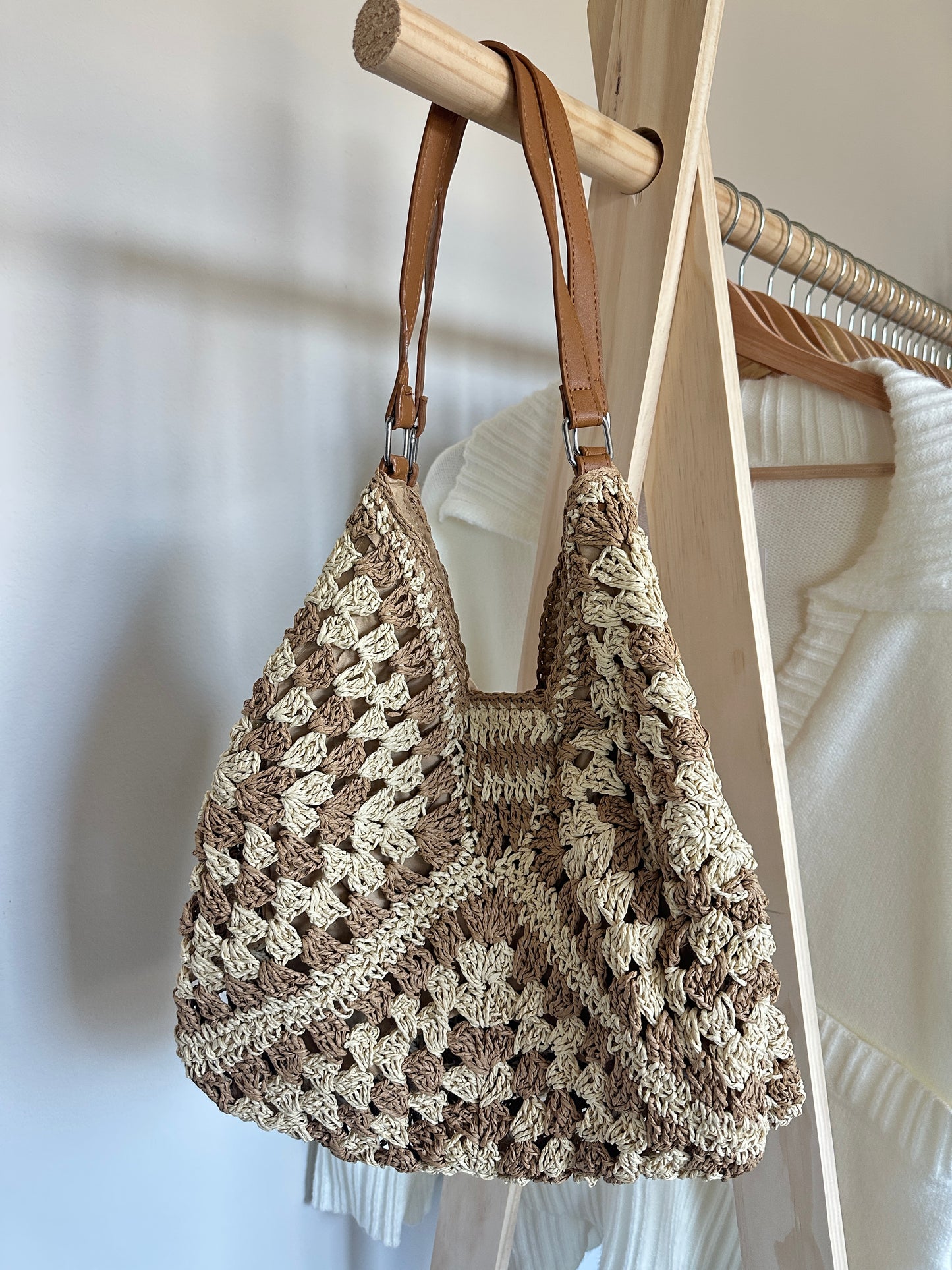 Natural Capri Shoulder Bag